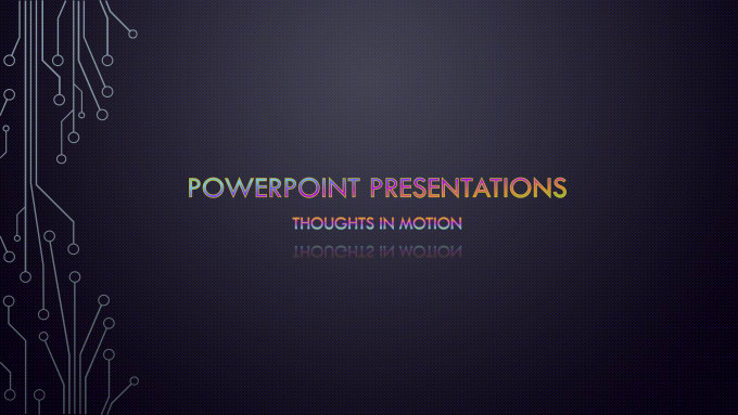 Gig Preview - Make a powerpoint presentation in english or italian