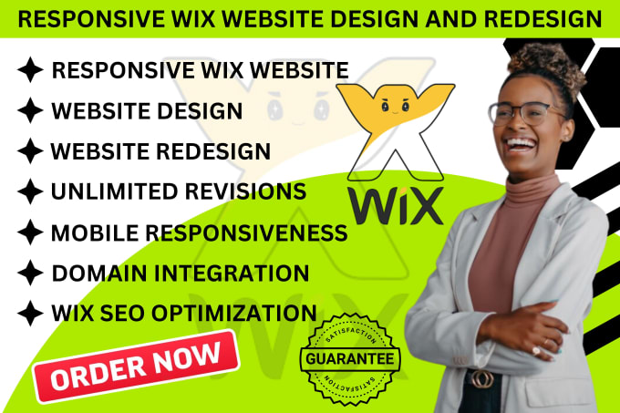 Gig Preview - Do wix website design wix website redesign ecommerce website editor x wix blog