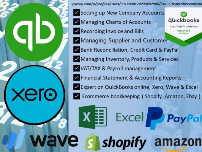 Bestseller - do quickbooks online bookkeeping and bank reconciliation