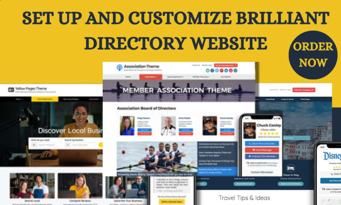 Gig Preview - Build business directory website brilliant directory brilliant directory website