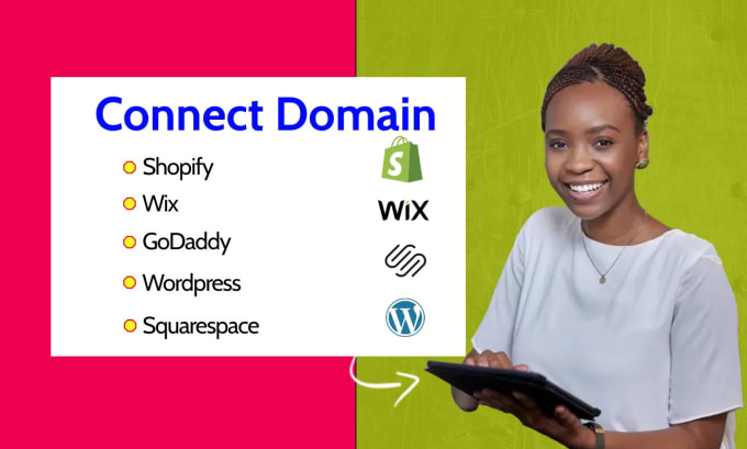 Gig Preview - Connect or transfer domain to shopify, wix, wordpress, squarespace in 1hour