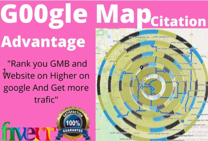 Gig Preview - Build up 35500 google maps for ranking gmb and local seo