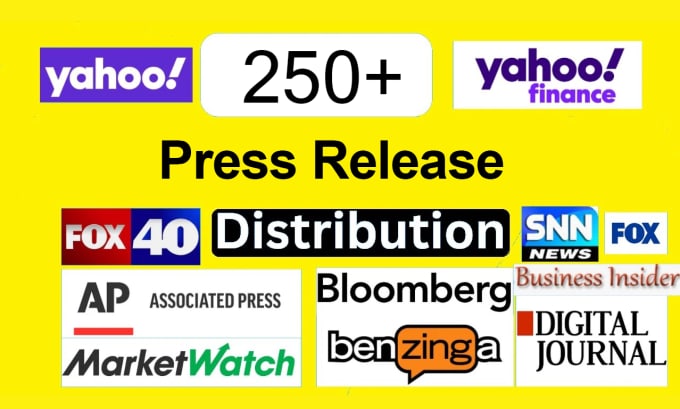 Gig Preview - Write and distribute press release to 200 premium media sites