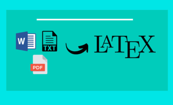 Gig Preview - Convert your documents into overleaf or latex pdf