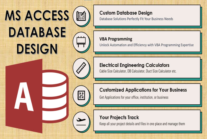 Gig Preview - Do database management and optimization in ms access