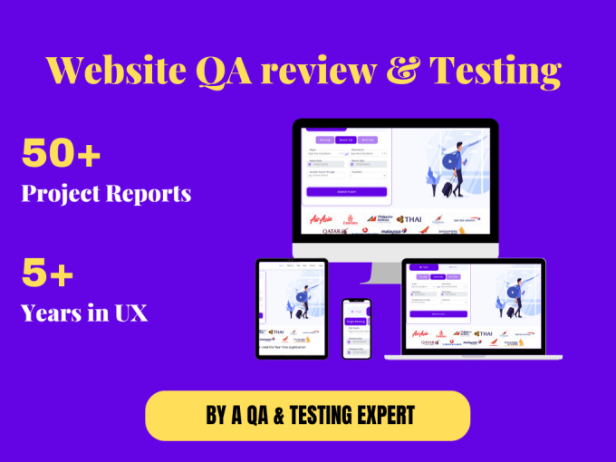 Gig Preview - Manual testing website review usability responsiveness UI design testing