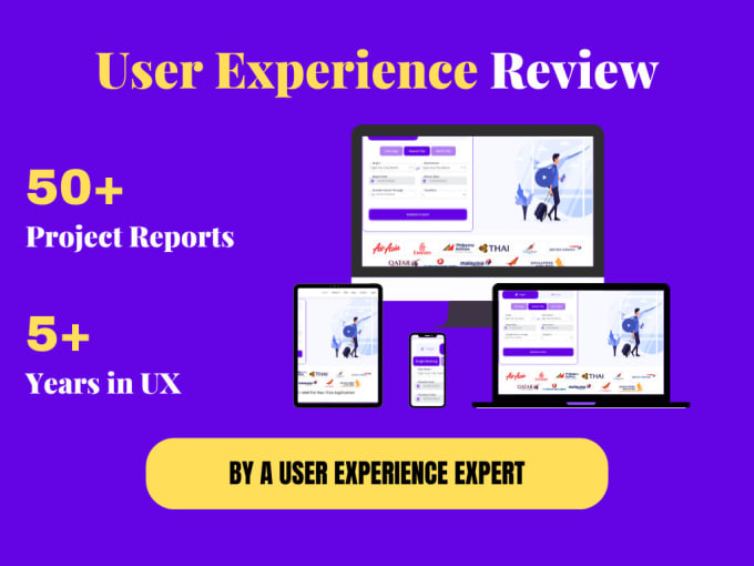 Gig Preview - Do a professional user experience, design and UI UX testing of your website