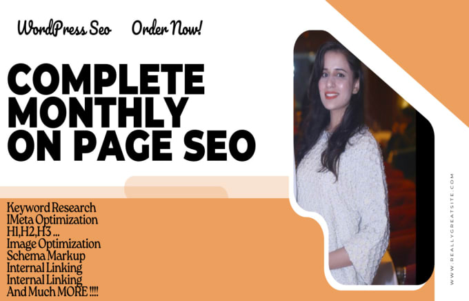 Gig Preview - Do complete onpage seo for a month