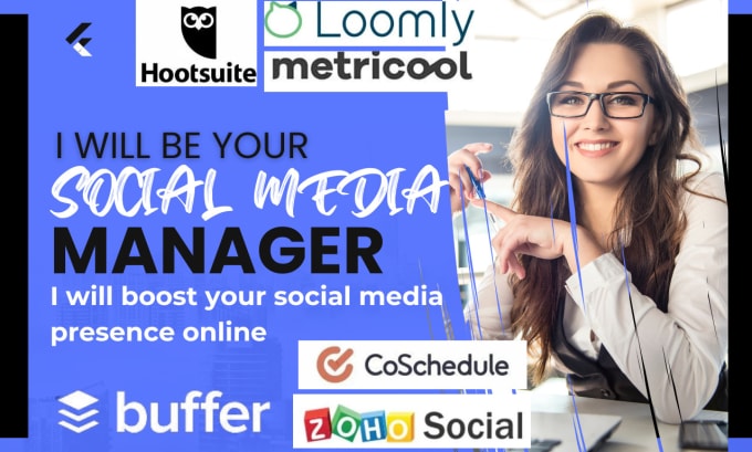 Gig Preview - Be your social media content designer and digital marketing manager