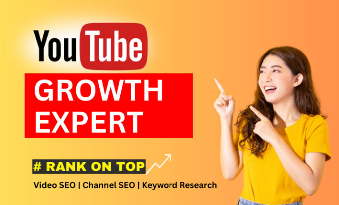 Gig Preview - Be your youtube channel manager, video SEO expert, and promotion