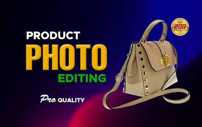 Gig Preview - Do product photo editing and retouching professionally