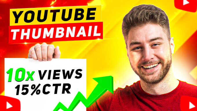 Gig Preview - Design an attractive youtube thumbnail