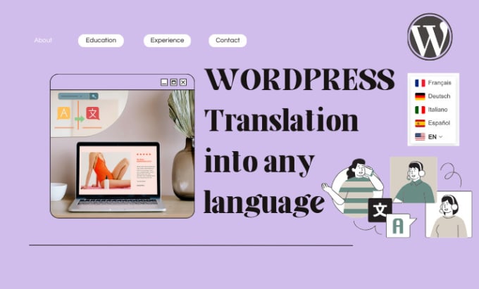 Gig Preview - Translate your wordpress website into any other language