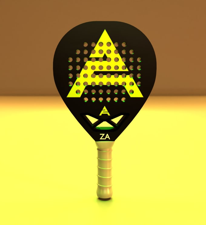 Gig Preview - Make 3d paddle racket with 3d animation just for you