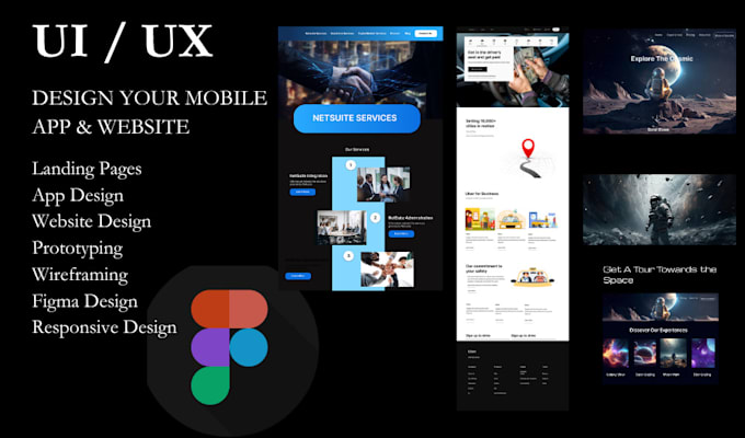 Bestseller - do website ui ux design, figma mobile app ui ux, UI UX design in figma