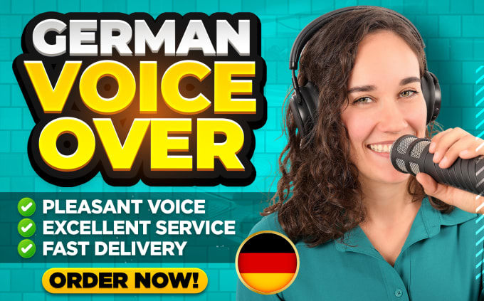 Gig Preview - Record a german advertisment in a jung, modern voice