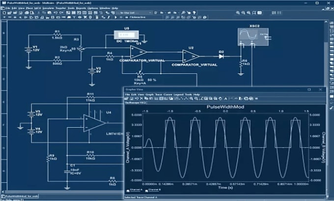 Gig Preview - Design electrical and electronic circuits on  multisim