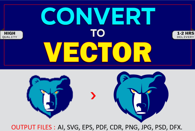 Gig Preview - Do vector tracing, recreate logo and edit files in adobe illustrator