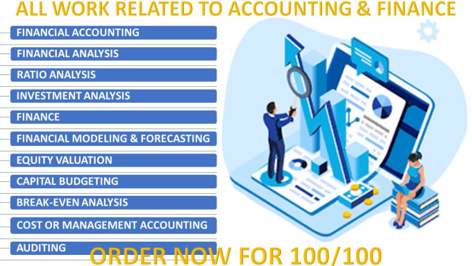 Gig Preview - Do accounting, finance,fast financial analysis and forecasting tasks