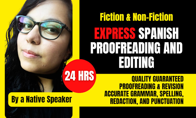 Gig Preview - Proofread and edit your spanish text in only 24 hrs