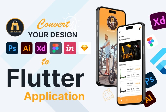 Gig Preview - Develop mobile app for android and ios using flutter