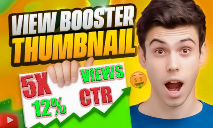 Gig Preview - Design viral clickbait youtube thumbnail within 1 hour