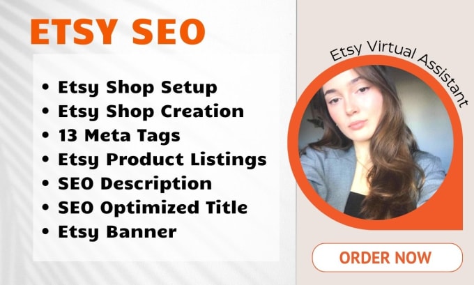 Gig Preview - Set up your etsy shop SEO, add listings, titles, meta tags