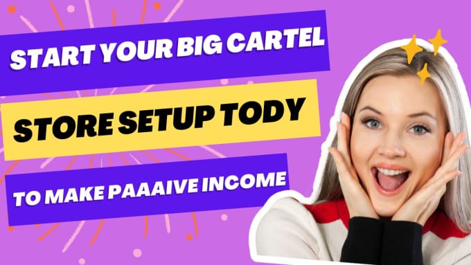 Gig Preview - Design big cartel store redesign and set up complete SEO