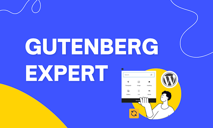 Gig Preview - Be gutenberg block editor expert to build wordpress website