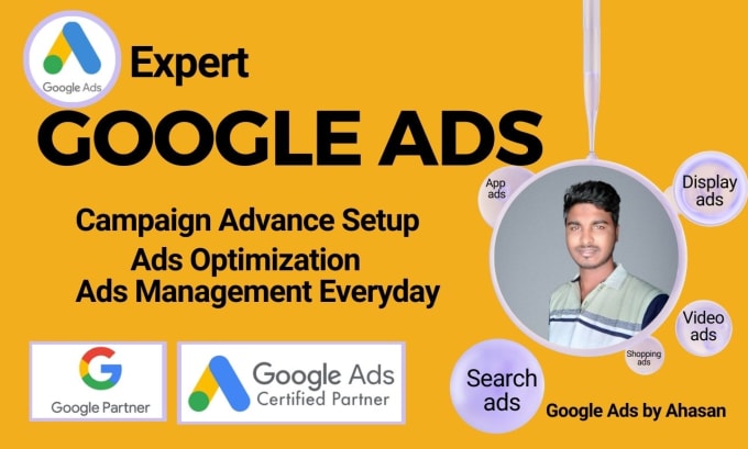 Gig Preview - Set up and manage your google ads  adwords PPC campaigns