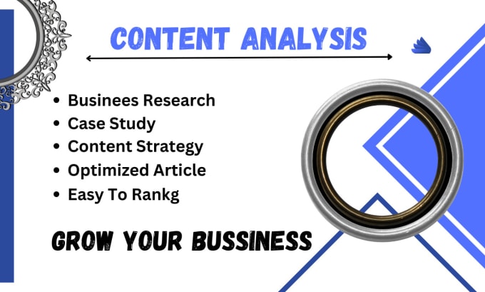 Gig Preview - Capably do research, case study, content analysis report