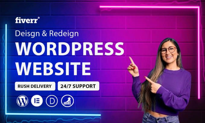 Bestseller - build wordpress website design or redesign wordpress website