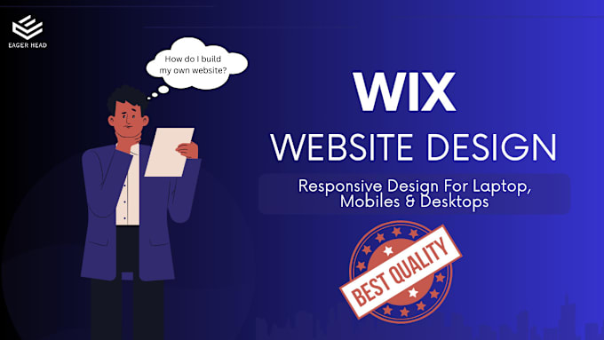 Gig Preview - Do wix website design website redesign or wix studio