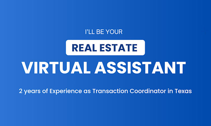 Bestseller - be your real estate virtual assistant, social media manager