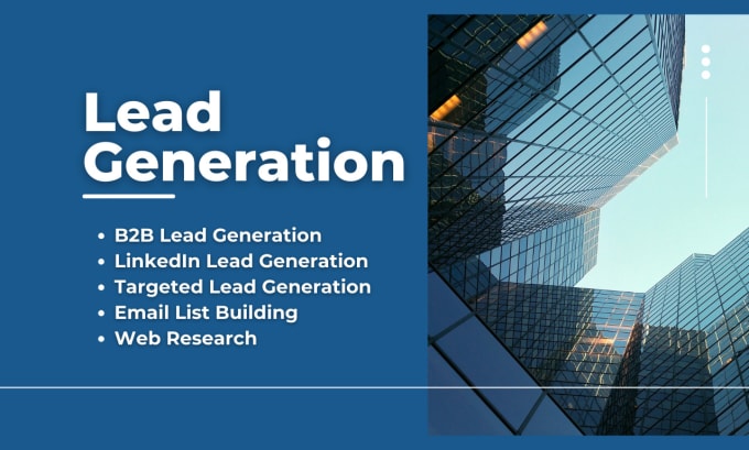 Gig Preview - Provide b2b lead generation for any industry