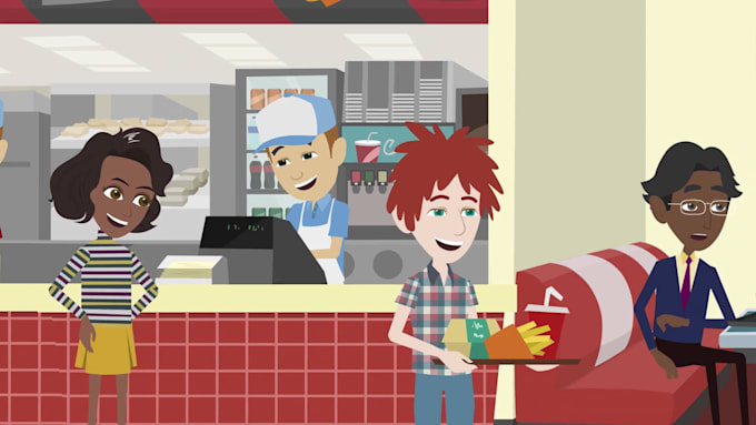 Gig Preview - Create animated explainer video for food and restaurant business