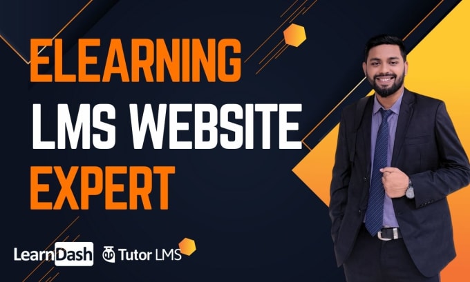 Gig Preview - Build elearning lms website by learndash or tutor lms