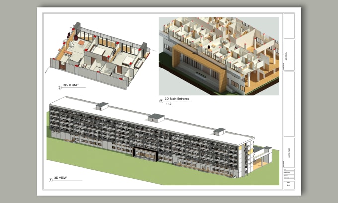 Gig Preview - Do revit architecture bim model and 3d rendering