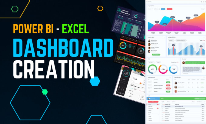 Gig Preview - Create a dashboard or report on excel, google sheets, power bi