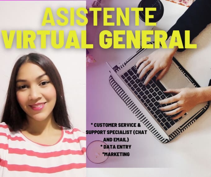 Gig Preview - Your general virtual assistant in spanish