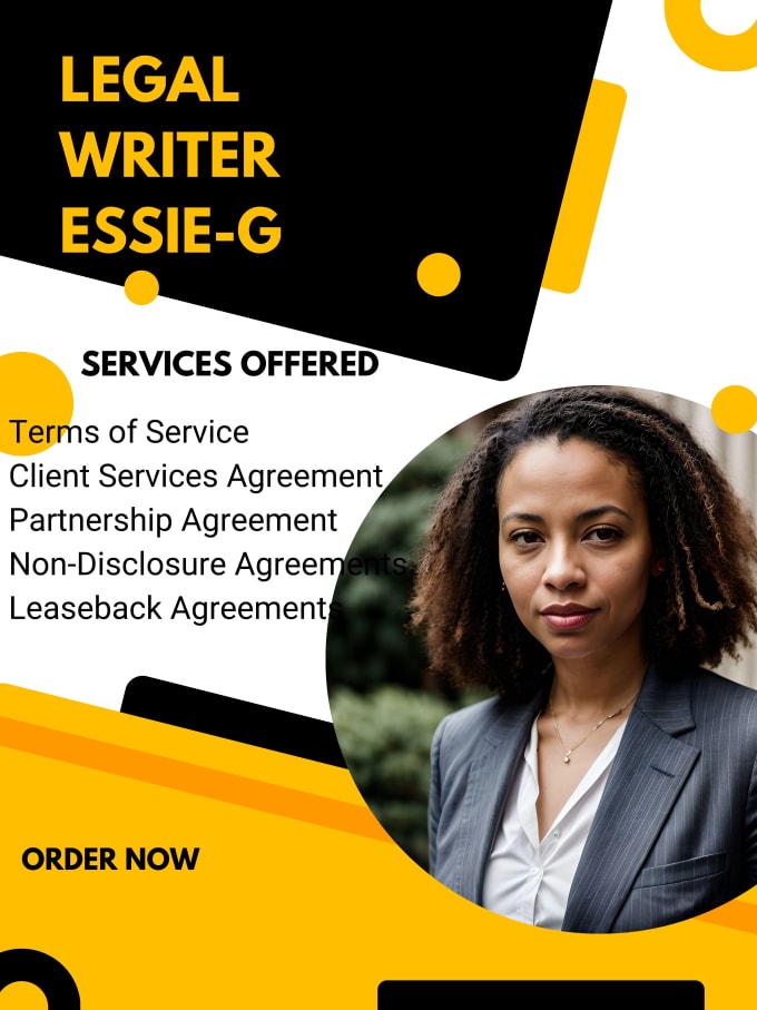 Gig Preview - Craft professional business agreements for your clients