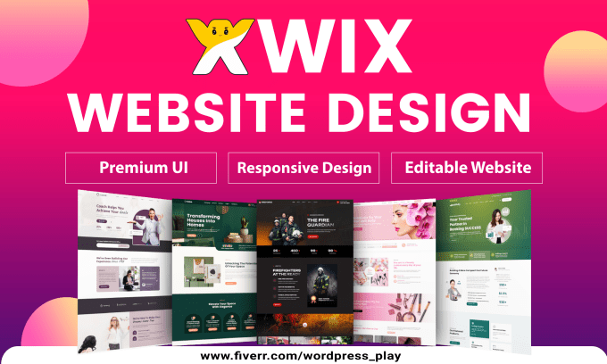 Gig Preview - Our agency will build responsive wix website design or redesign and development in 24 hours