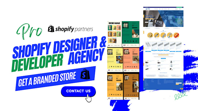 Gig Preview - Design shopify store shopify redesign ecommerce website or dropshipping website