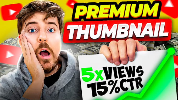 Bestseller - design professional thumbnails for your youtube videos