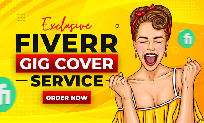 Gig Preview - Design professional and attractive fiverr gig image and cover