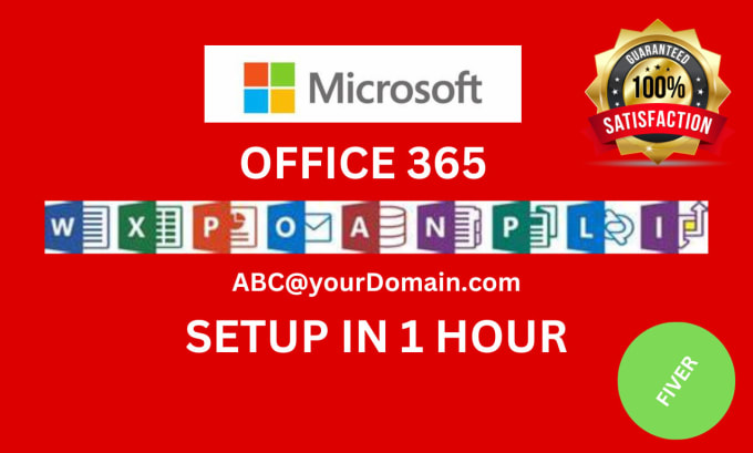 Gig Preview - Quickly setup office 365 outlook for your domain in 1 hour