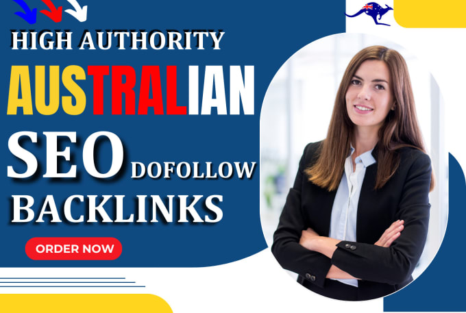 Gig Preview - Do high authority australian backlinks with quality SEO for google top ranking