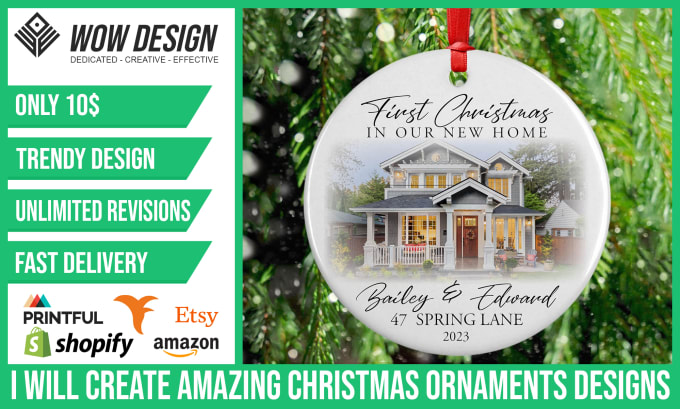 Gig Preview - Create amazing christmas ornaments designs