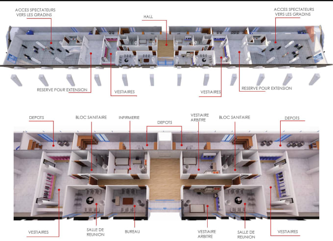 Gig Preview - Create highquality 3d floor plans of your projects