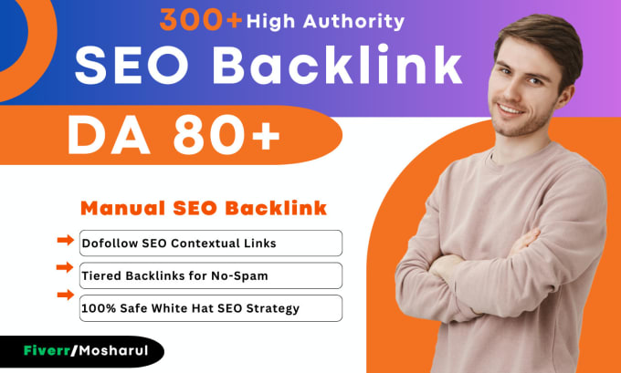 Gig Preview - High authority manual white hat dofollow SEO backlink for google ranking